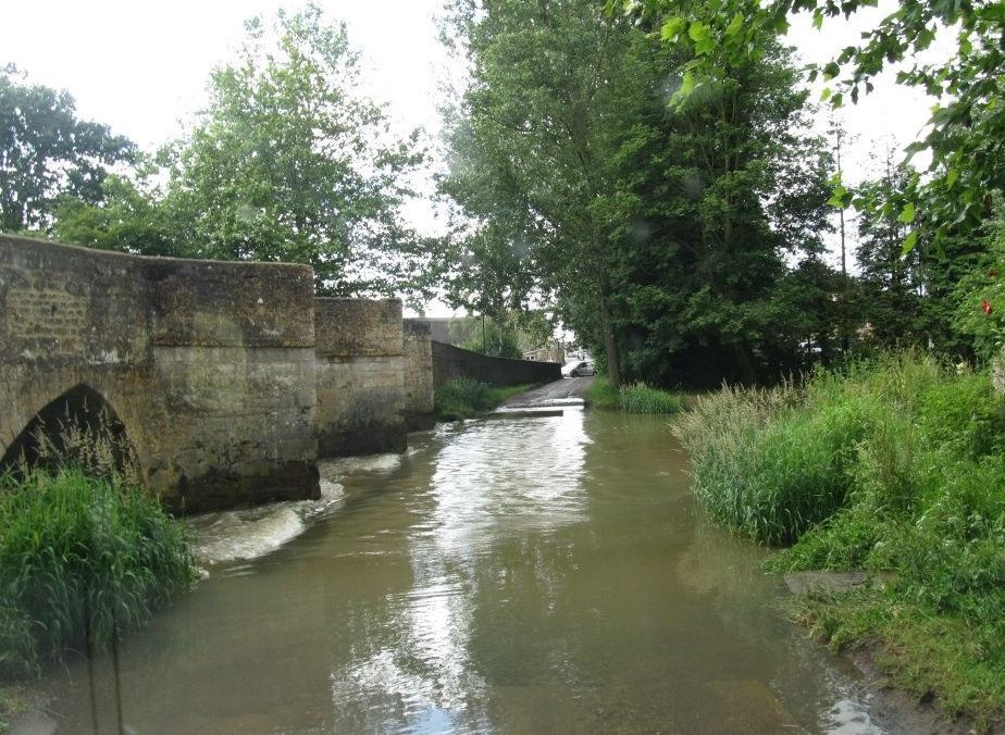 Photograph of Geddington Ford Floods