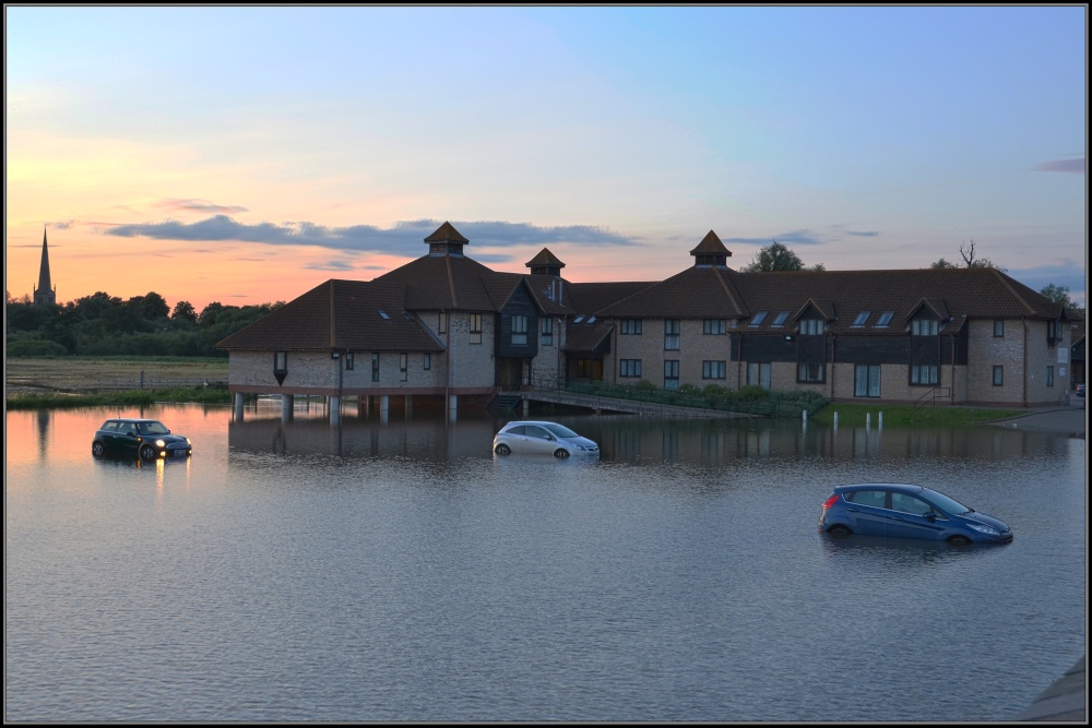 River Still Rising. St Ives, Cambridgeshire.
