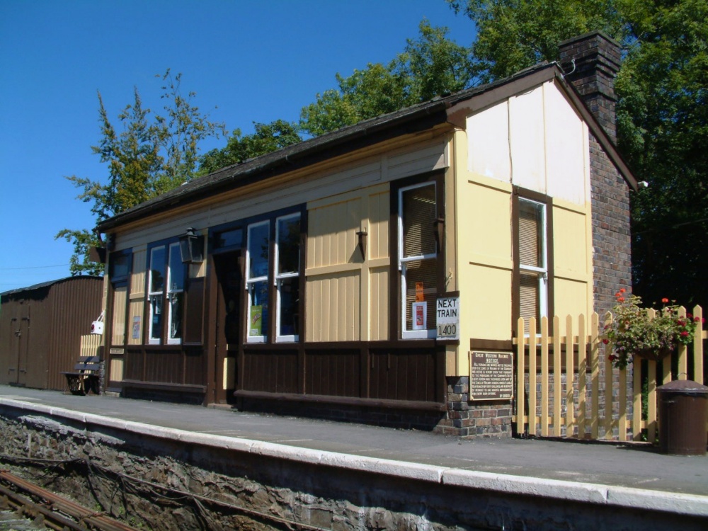 Bronwydd Arms Station building on the Gwili Railway.