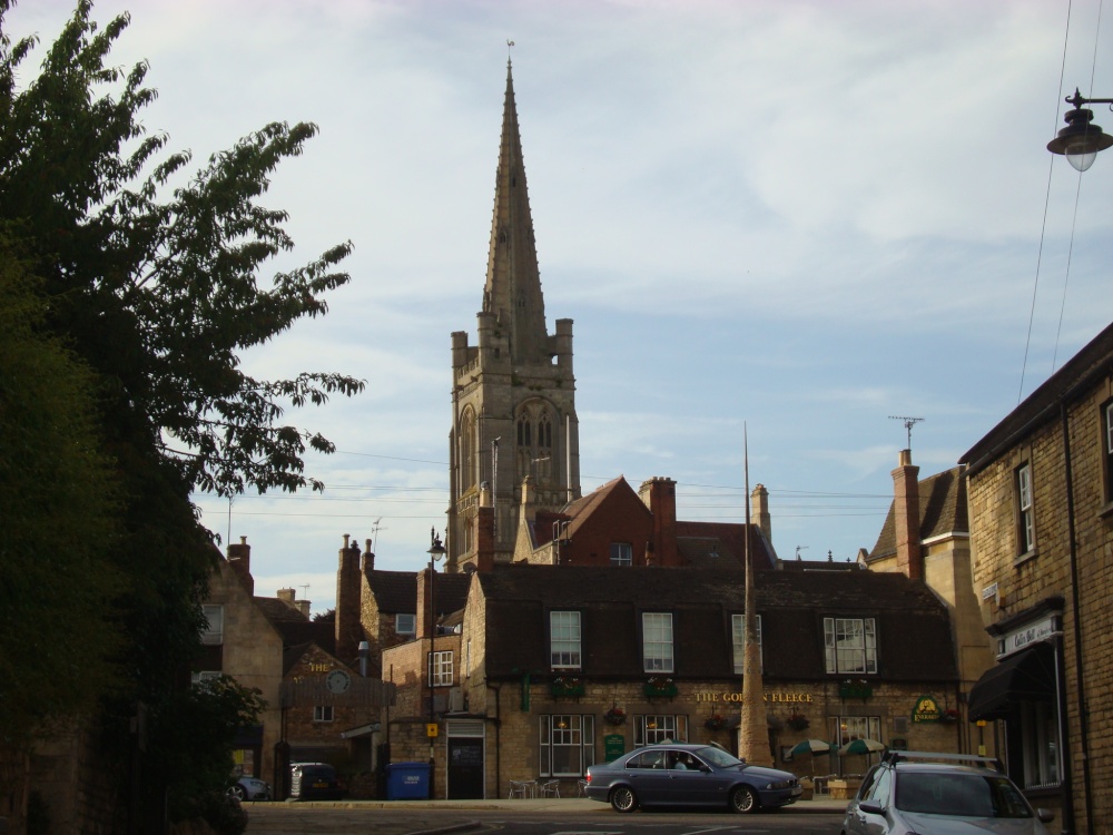 All Saints Church from Castle Dyke