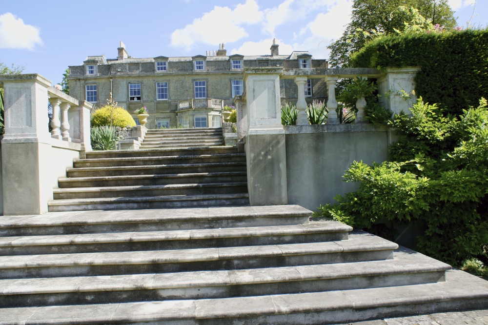 Steps leading to Boveridge Park House