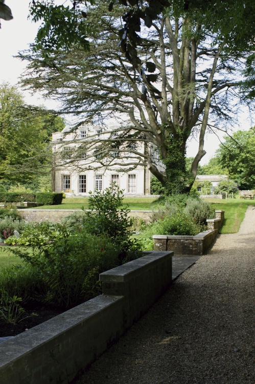 Boveridge House viewed from the woodland walk
