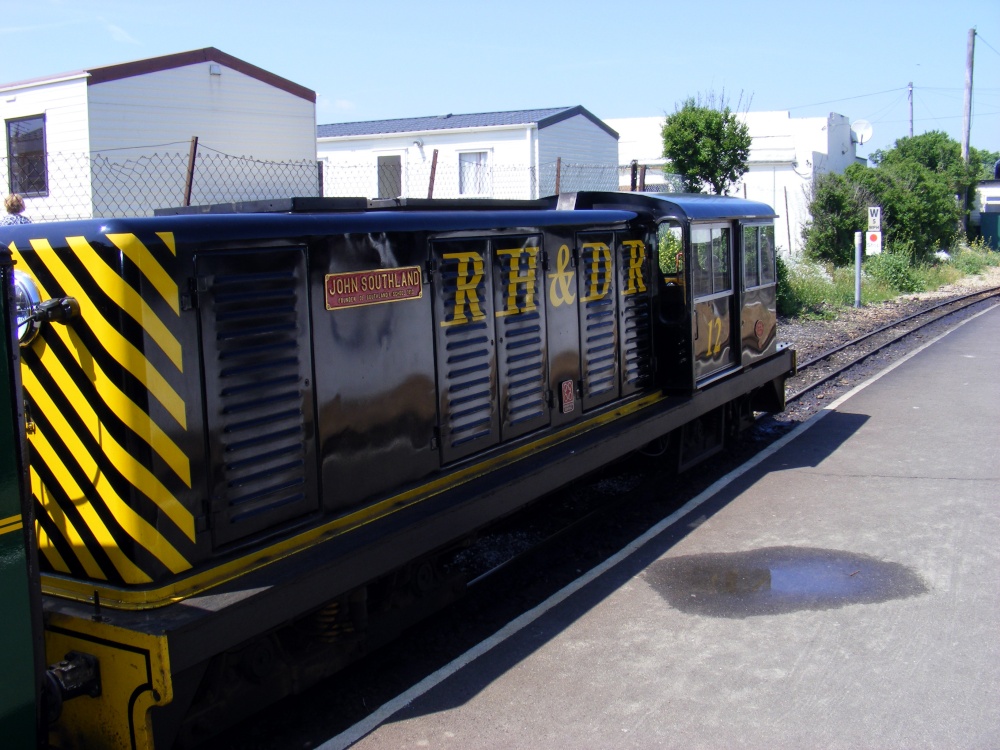 Romney, Hythe and Dymchurch Railway engine photo by Chris Mac
