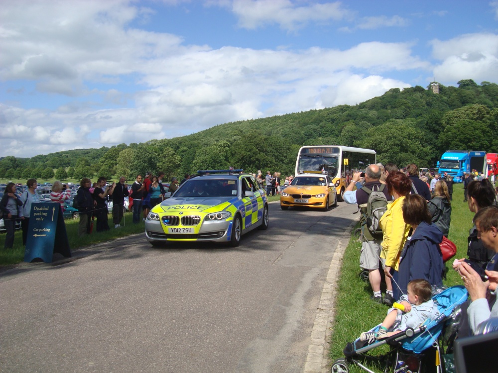 Olympic Torch relay at Chatsworth