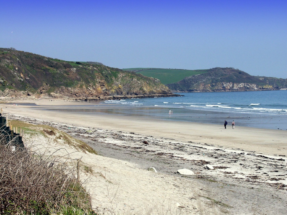 Photograph of Pentewan Beach March 2012