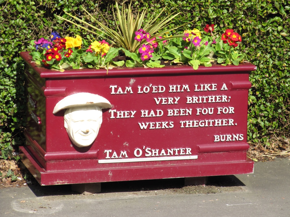 Robert Burns Planter Box, Alloway
