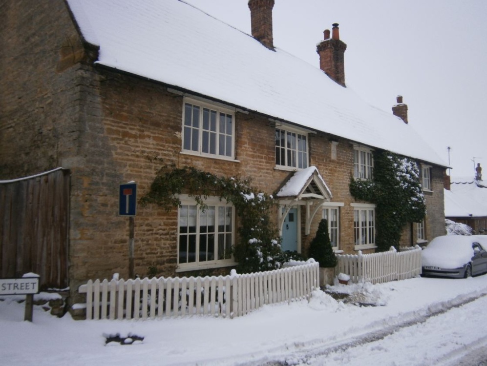 Podington Winter scene