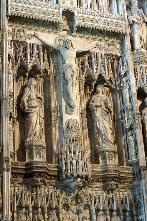 Carving of Christ, Winchester Cathedral