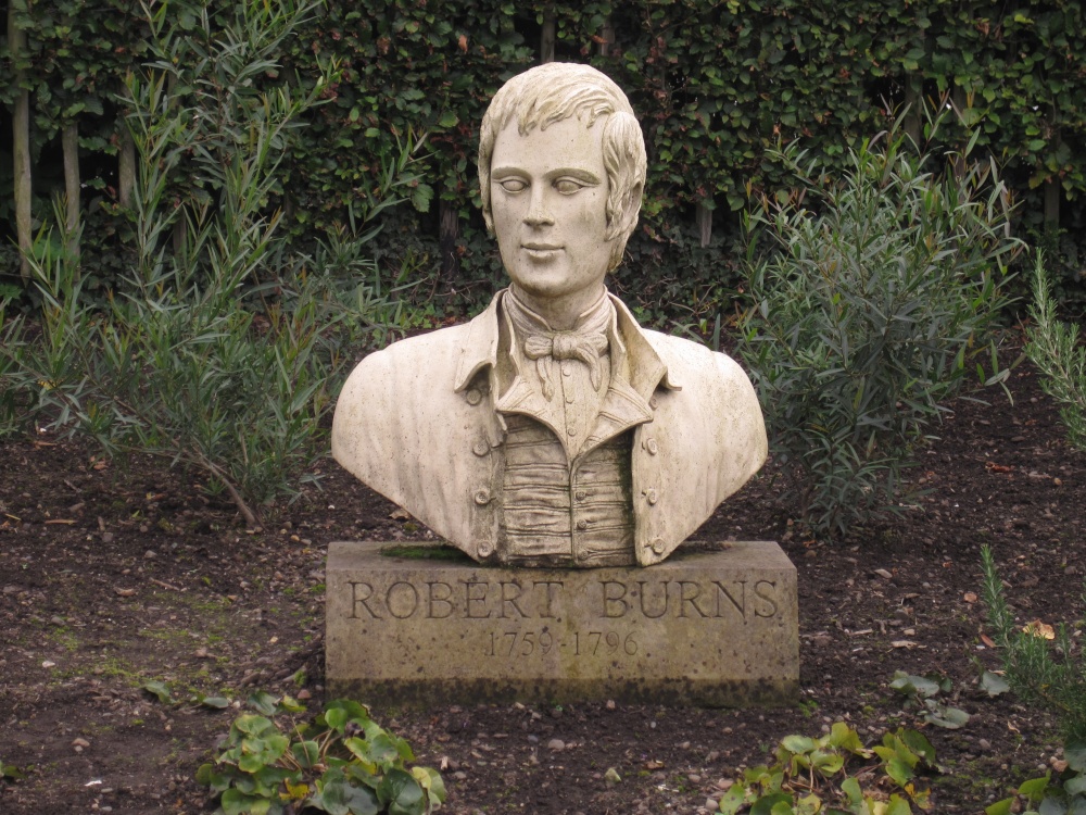 Photograph of Robert Burns Bust