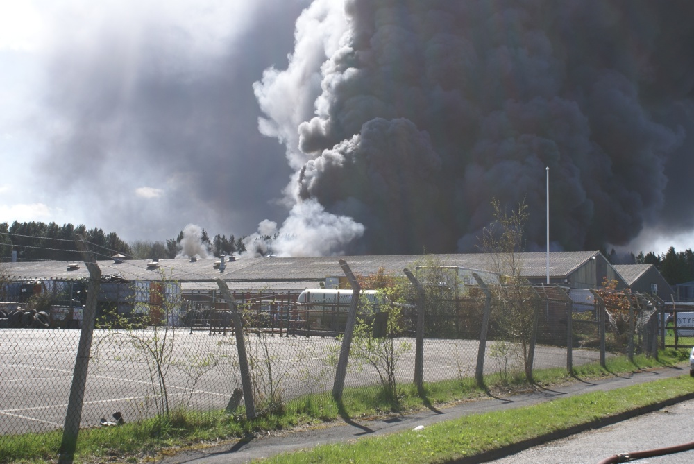 Photograph of Fire at Meadowfield
