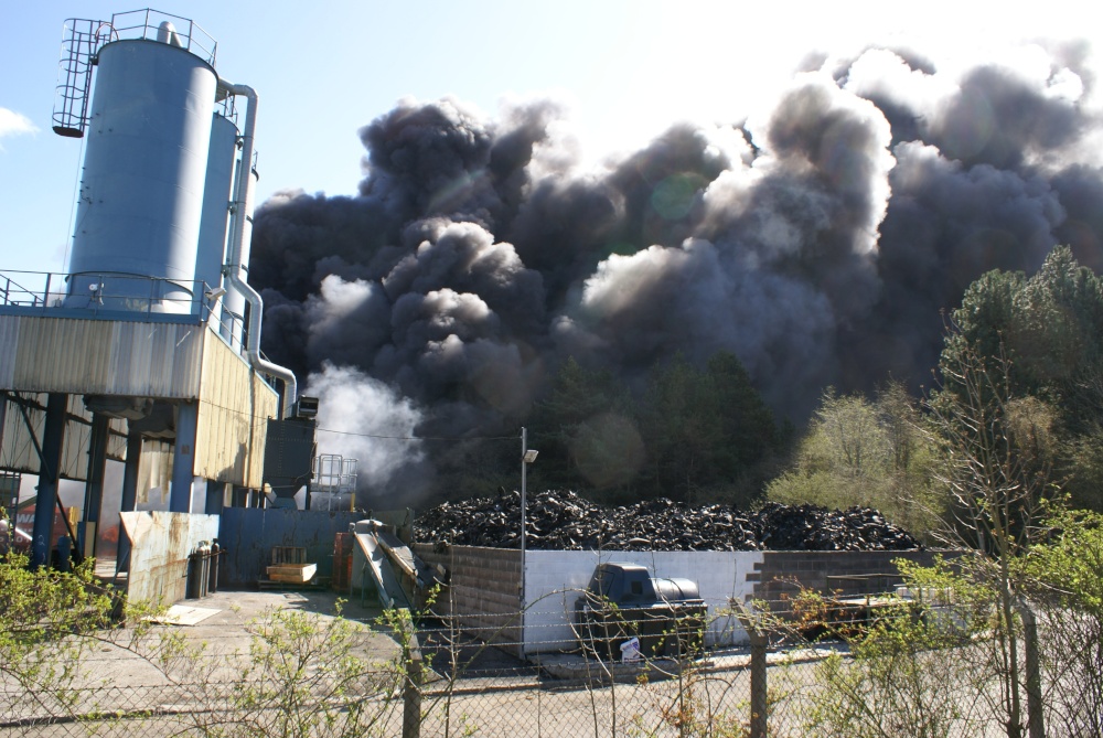 Photograph of Fire at Meadowfield