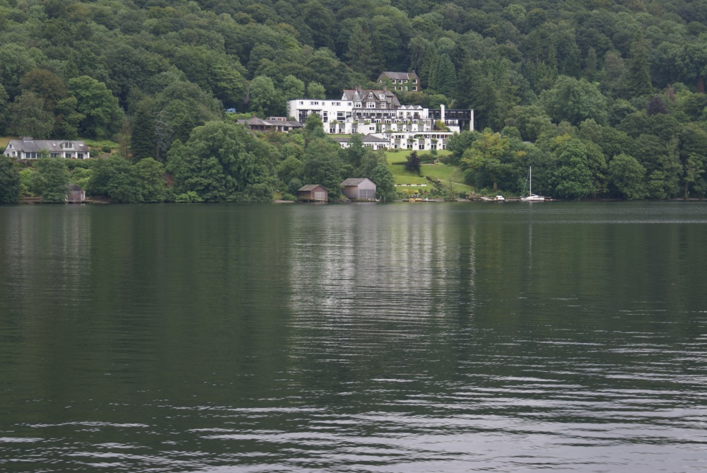A lakeside hotel on Lake Windermere
