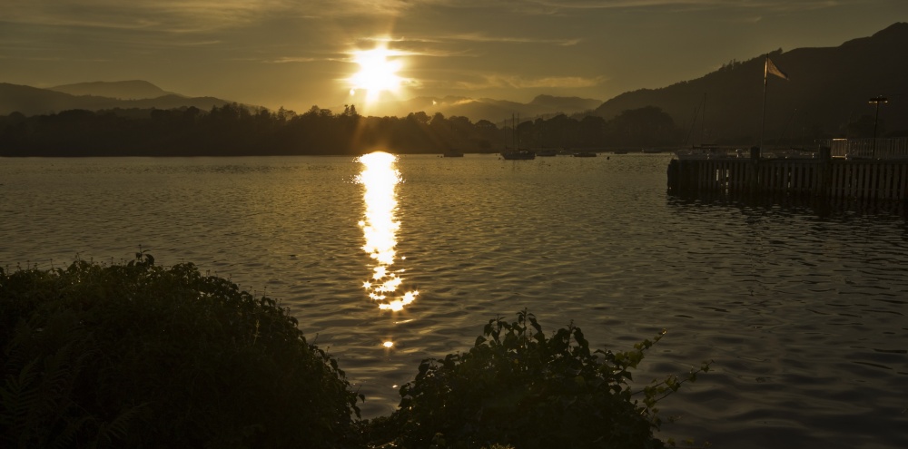 Ambleside Pierhead Sunset