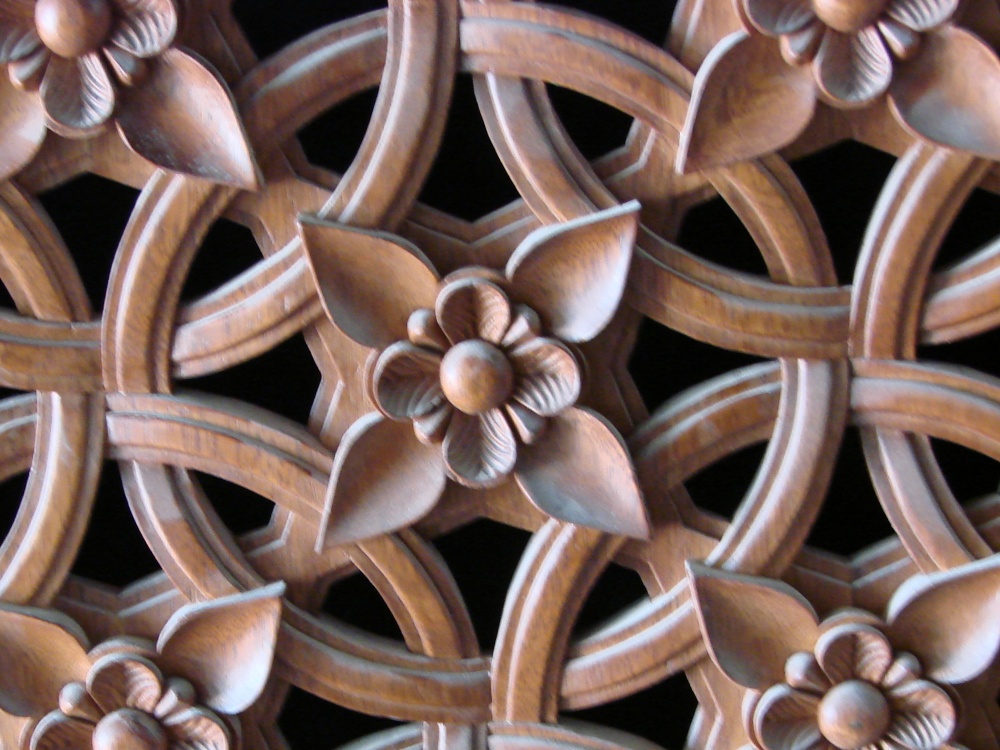 Wood panel at The Islamic Centre Oxford