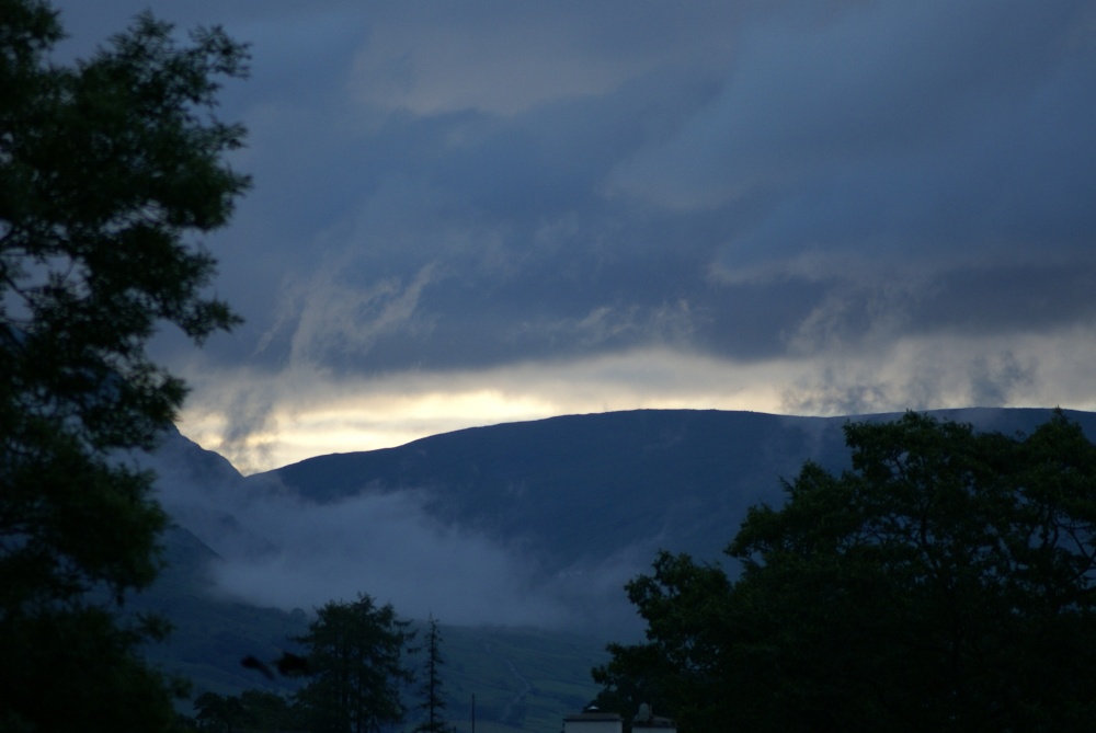 Looking from Hawkshead Village