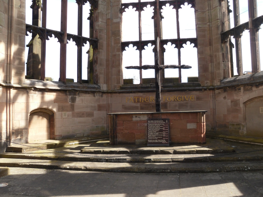 Coventry, the chancel of the ruined Cathedral