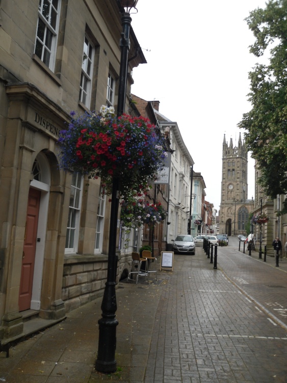 Warwick, view on St Mary's Church