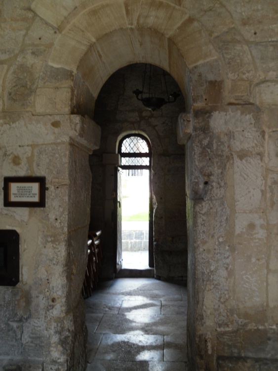 Bradford-On-Avon, inside the Saxon Church