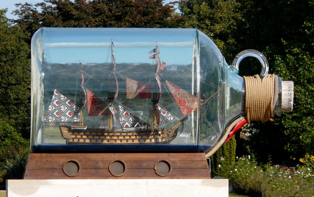 HMS Victory in a Bottle photo by Stephen