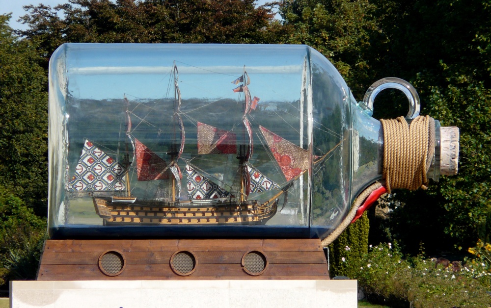 HMS Victory in a Bottle