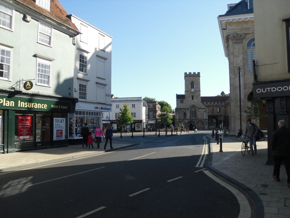 Abingdon, Oxfordshire, the High Street Sept. 2012
