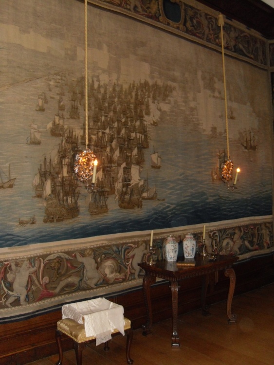 In the Hampton Court Palace