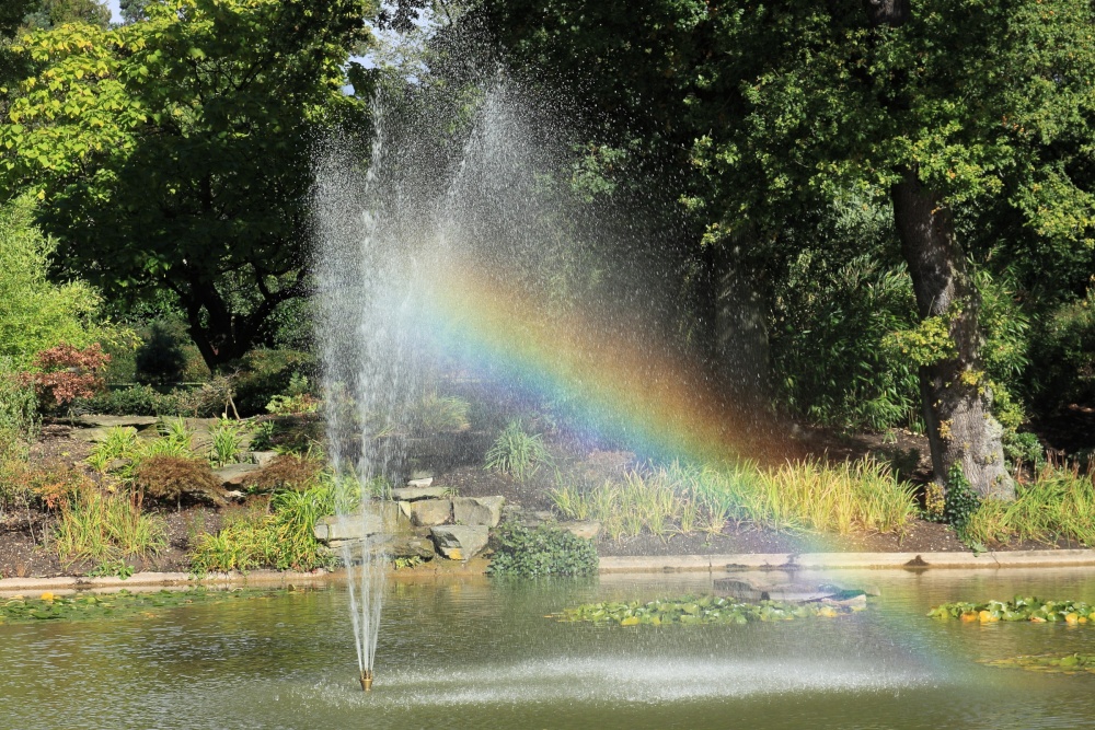 Fountain in the Water Garden at Cliveden