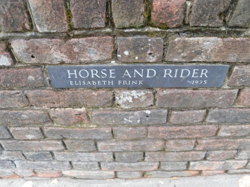 Winchester, the plate 'The horse and the rider'