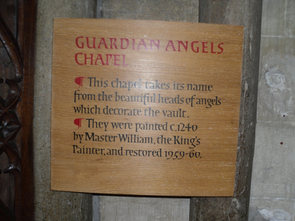 In the Winchester Cathedral