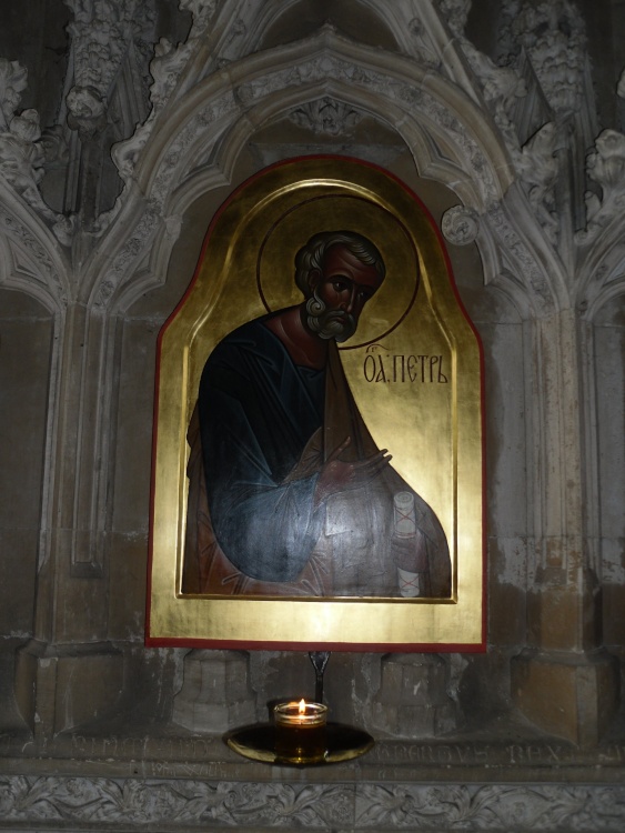 In the Winchester Cathedral: Icon of St Peter