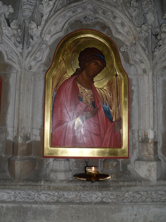 In the Winchester Cathedral: Icon of St Michael