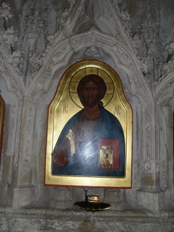 In the Winchester Cathedral: Icon of Christ