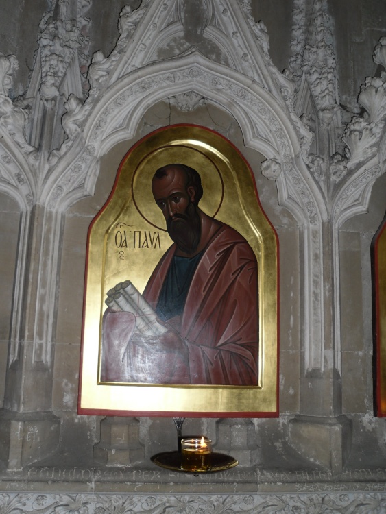 In the Winchester Cathedral: Icon of St Paul