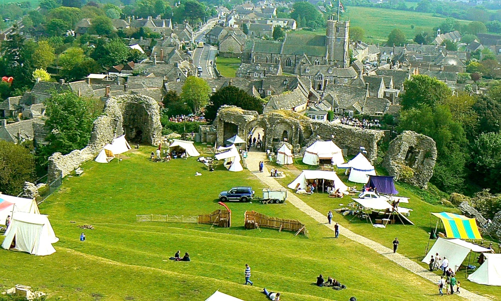 A view from the top of Corf Castle