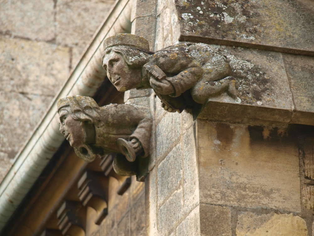 Photograph of Figures on Welbourn Church, Lincolnshire