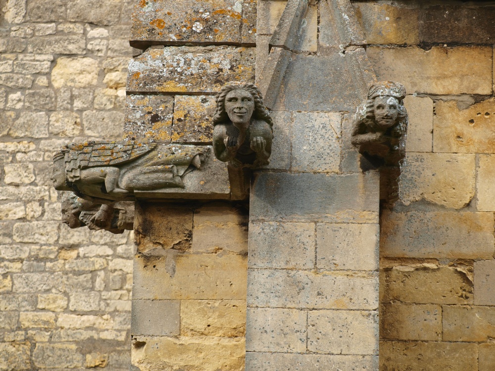Photograph of Figures on Welbourn Church Lincolnshire