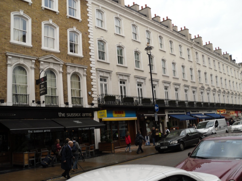 London, Sussex gardens, near Paddington