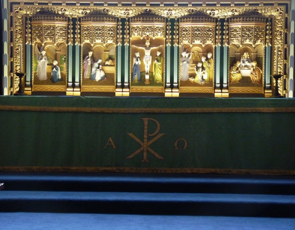 Photograph of Cartmel Priory Altar
