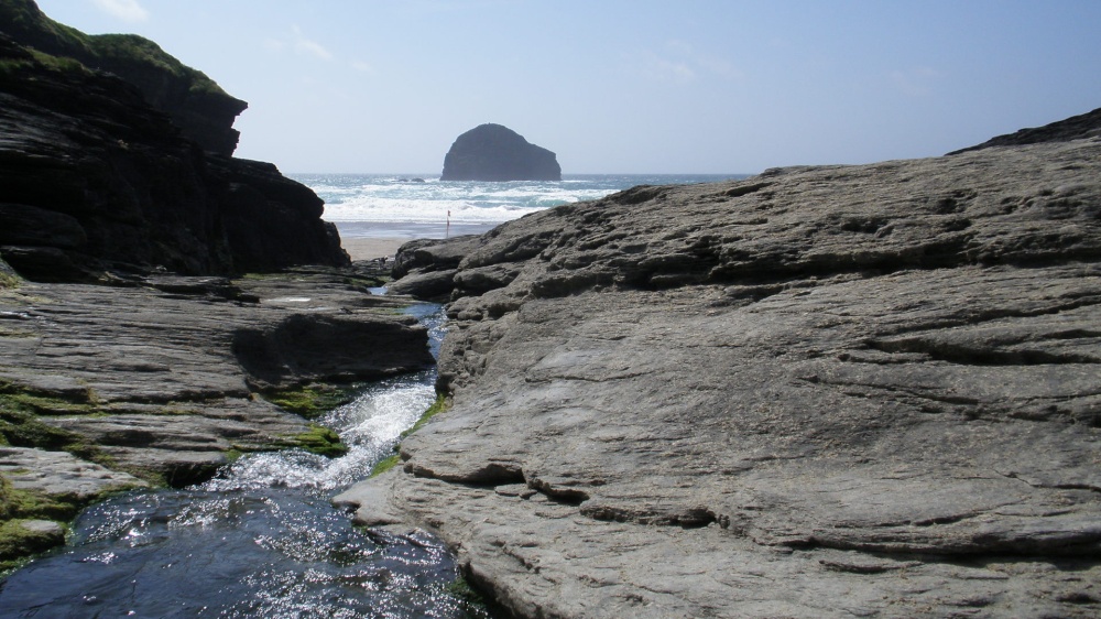 Gull Rock from Trebarwith
