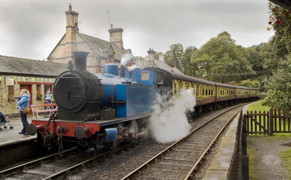 Haverthwaite Railway, train ready to go