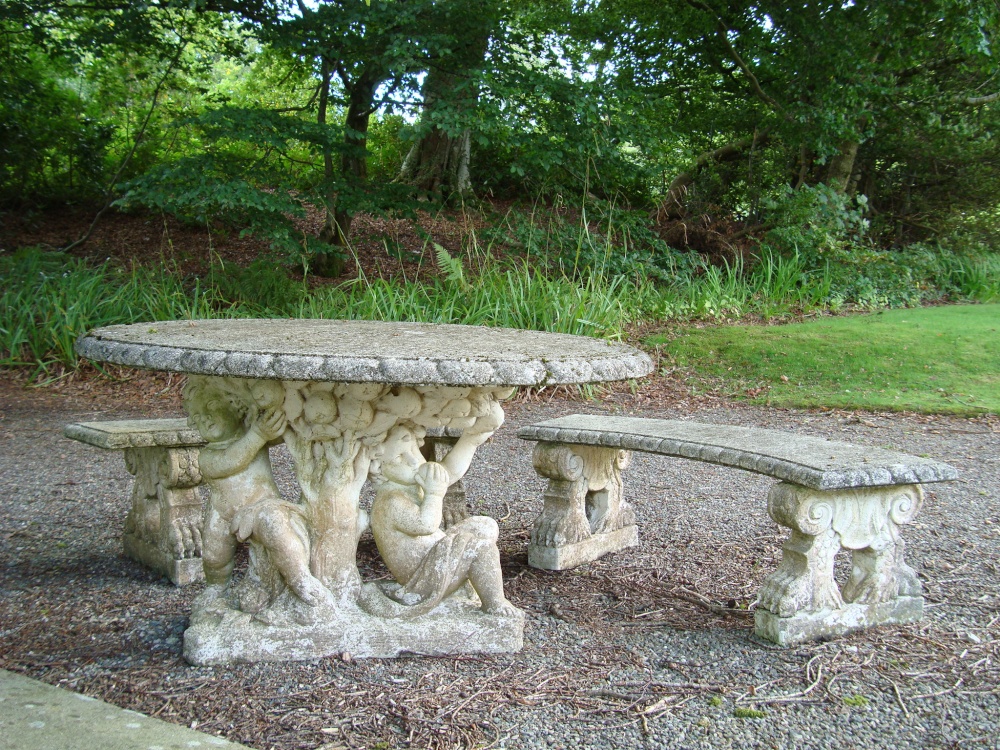 In the garden at Storrs Hall