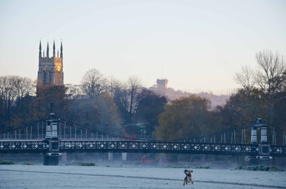 St Modwen's Church and the Ferry Bridge