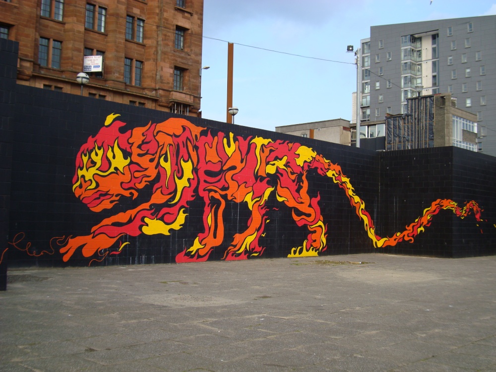 Clyde Embankment mural