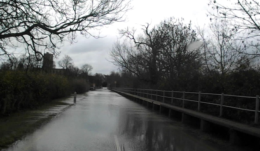 Photograph of Felmersham floods