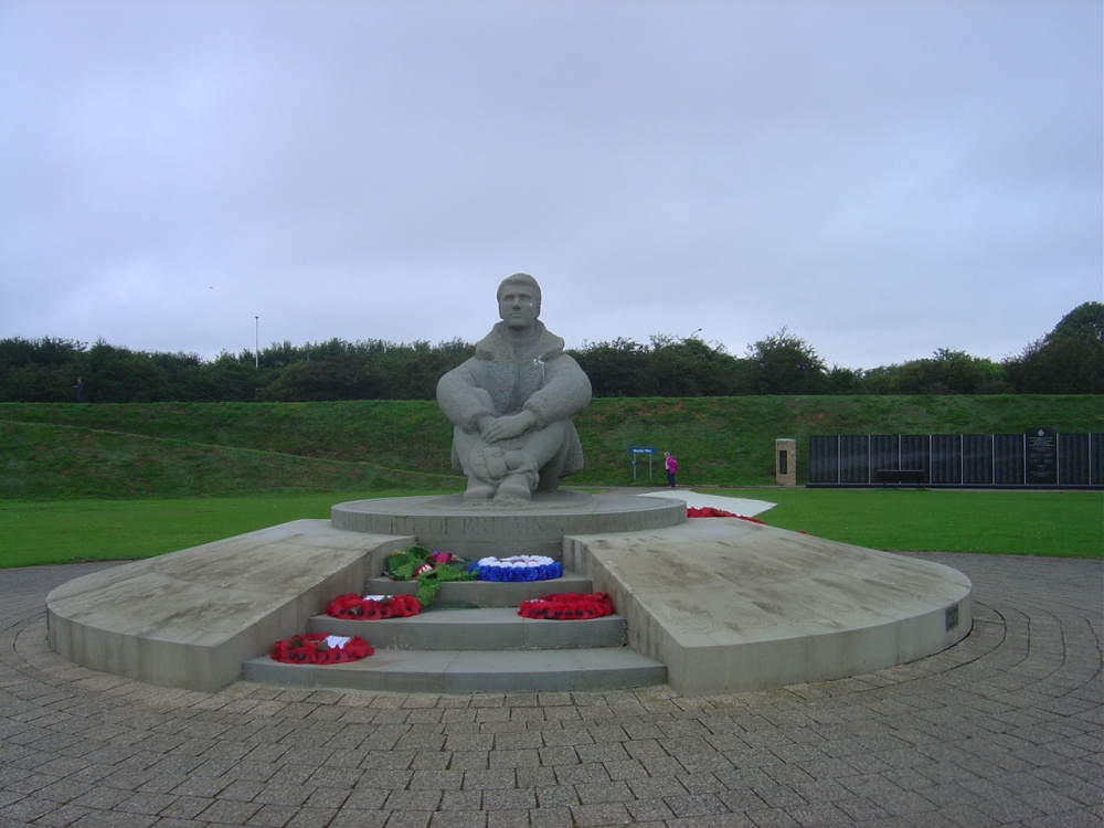 The Battle of Britain Memorial in Capel le Ferne