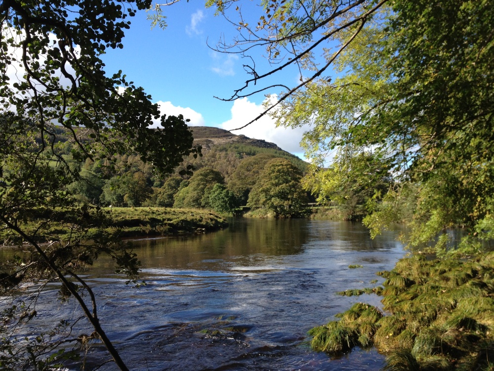 The River Wharfe south of Grassington in the Yorkshire Dales