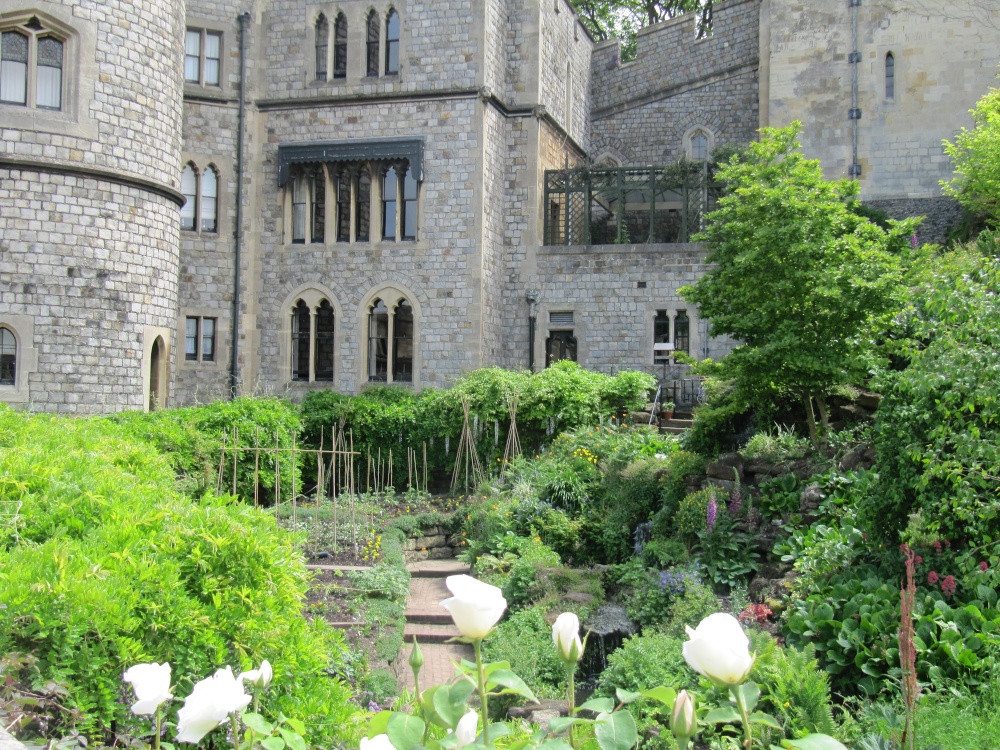 A garden at Windsor Castle