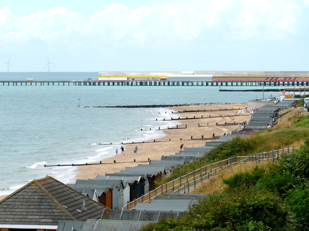 The beach at Walton On The Naze