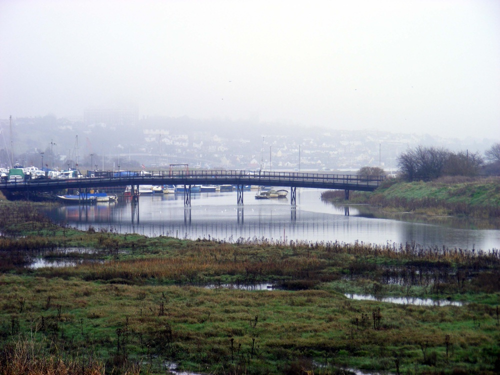 Leigh on Sea, Bridge across to Two Tree Island