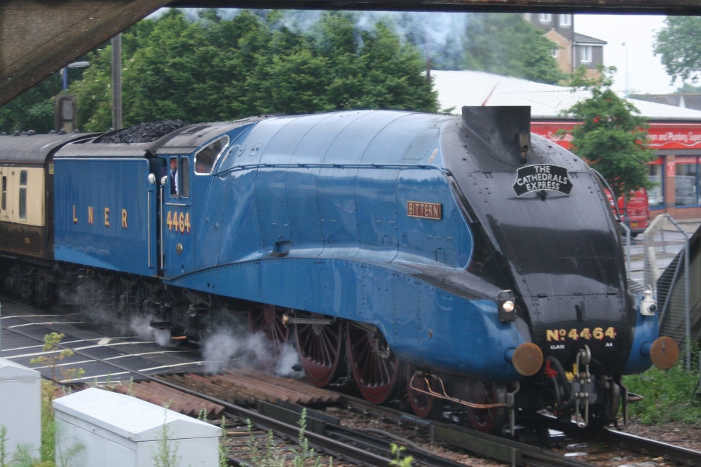 4464 Bittern passing through Feltham
